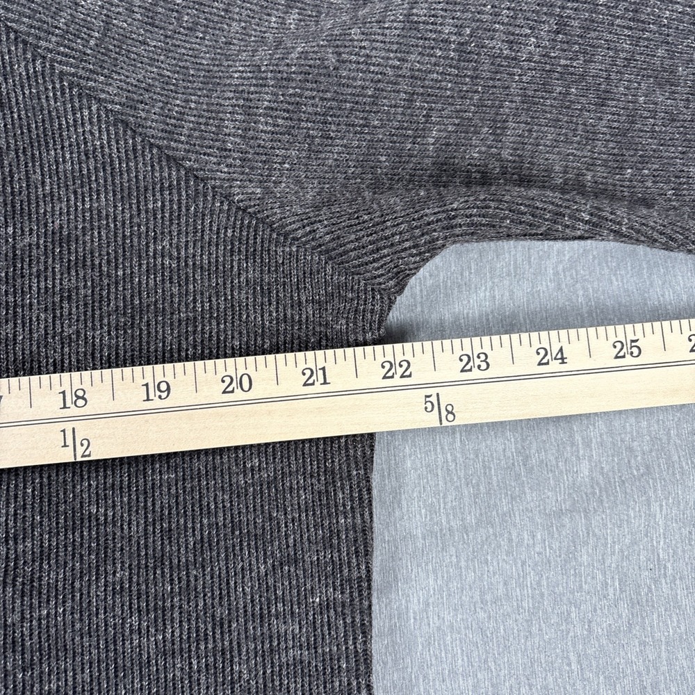 The North Face Ribbed Fleece Full Zip Up Jacket Women's - Size XL - Dark Gray - Picture 10 of 16